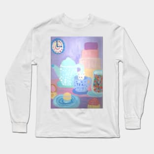 Kawaii Tea Party Long Sleeve T-Shirt